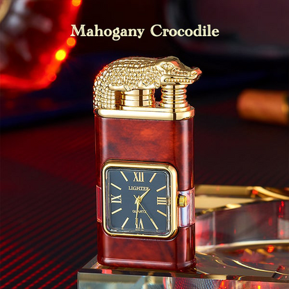 HomeCleanGoods™ Windproof Dual-Flame Vintage Watch Lighter