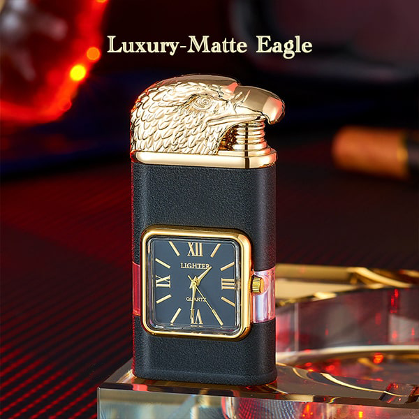 HomeCleanGoods™ Windproof Dual-Flame Vintage Watch Lighter