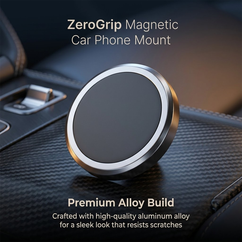 HomeCleanGoods™ ZeroGrip Magnetic Car Phone Mount 