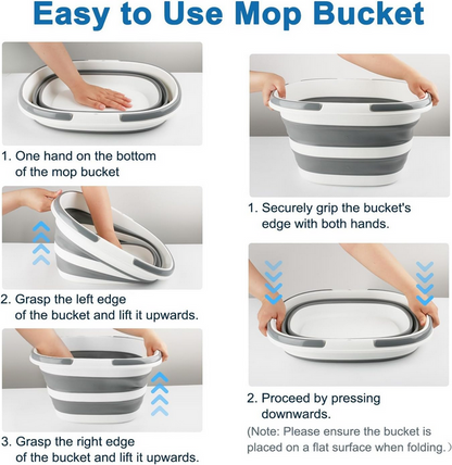 HomeCleanGoods™ Foldable Household Cleaning Bucket