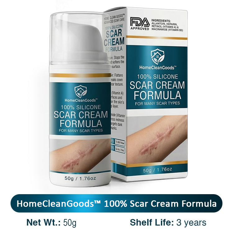 HomeCleanGoods™ 100% Silicone Scar Cream Formula