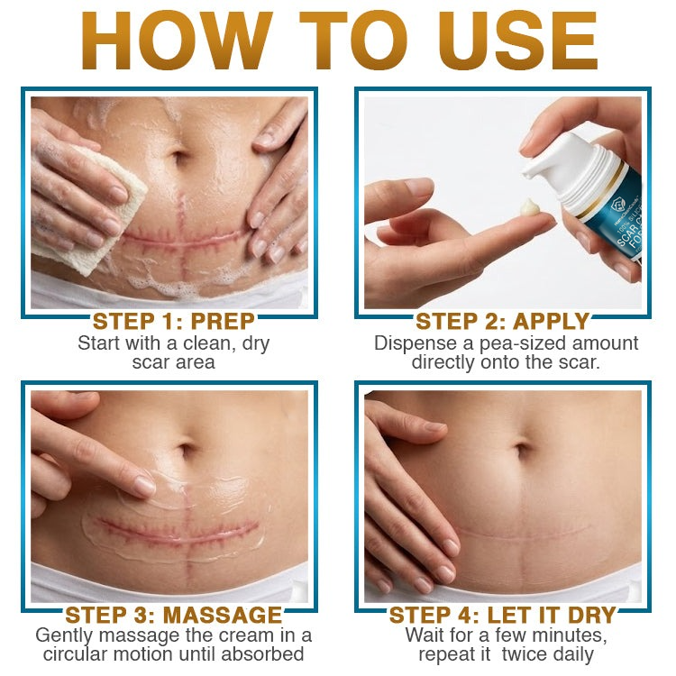 HomeCleanGoods™ 100% Silicone Scar Cream Formula