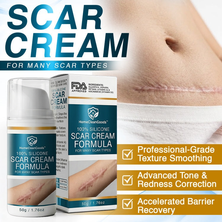 HomeCleanGoods™ 100% Silicone Scar Cream Formula