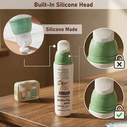 HomeCleanGoods™ 360° Slanted Hair Removal Cream Applicator
