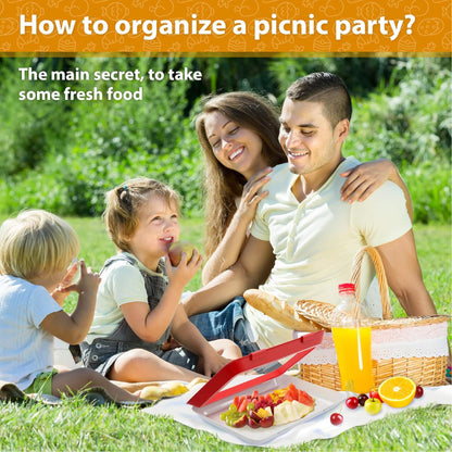 HomeCleanGoods™ AirLock Reusable Food Preservation Trays