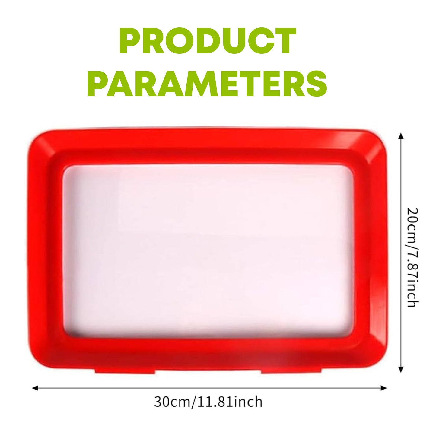 HomeCleanGoods™ AirLock Reusable Food Preservation Trays