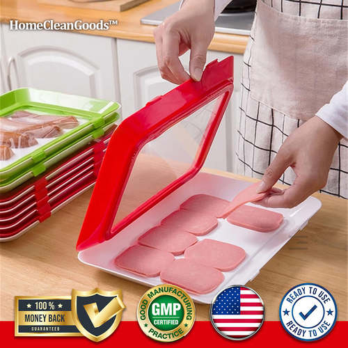 HomeCleanGoods™ AirLock Reusable Food Preservation Trays