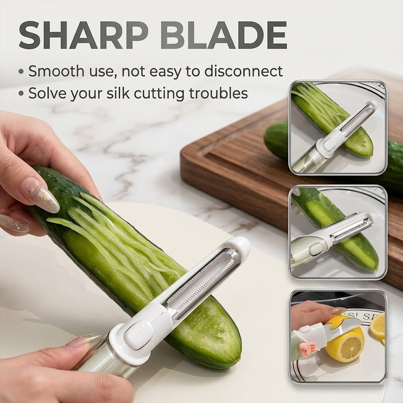 HomeCleanGoods™ AllPeel 5-in-1 Multi Kitchen Tool