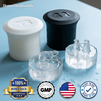 HomeCleanGoods™ ArcticPals Silicone Ice Cube Mold Set