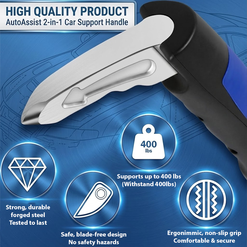 HomeCleanGoods™ AutoAssist 2-in-1 Car Support Handle