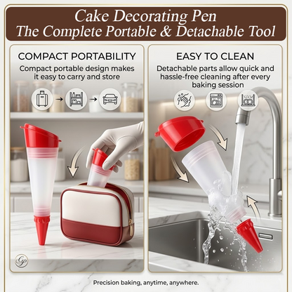 HomeCleanGoods™ BakeArt Cake Decorating Pen Set