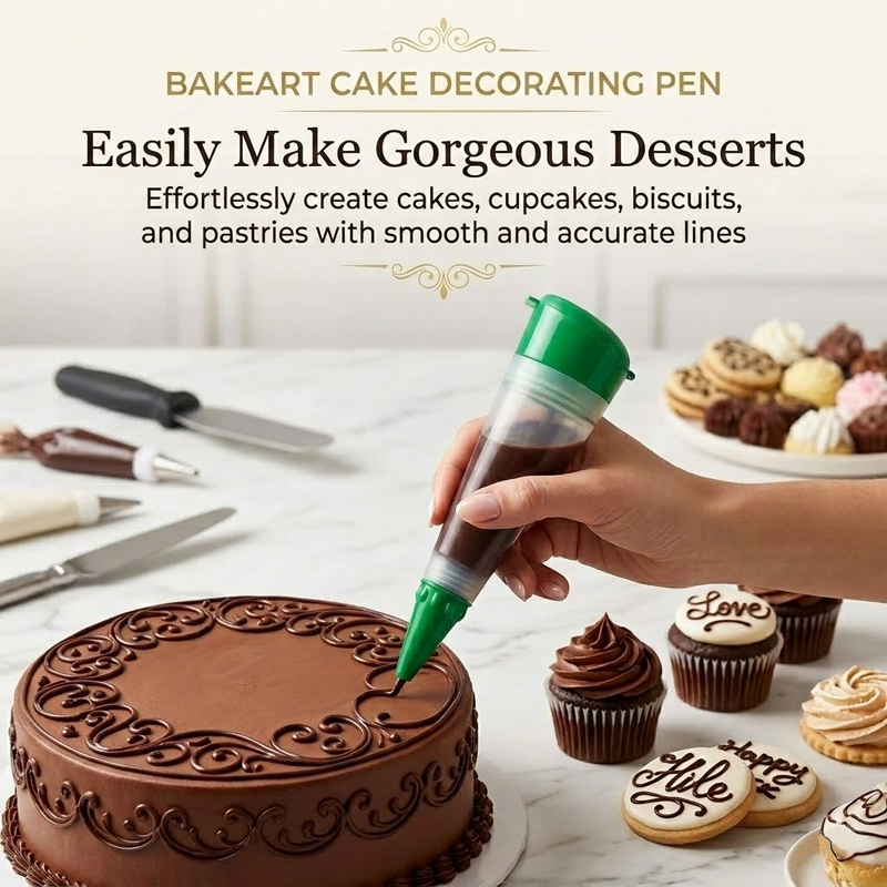 HomeCleanGoods™ BakeArt Cake Decorating Pen Set