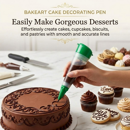 HomeCleanGoods™ BakeArt Cake Decorating Pen Set