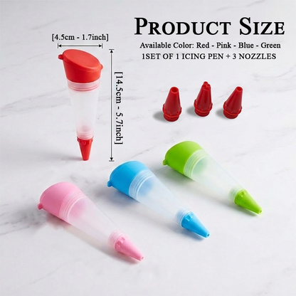 HomeCleanGoods™ BakeArt Cake Decorating Pen Set