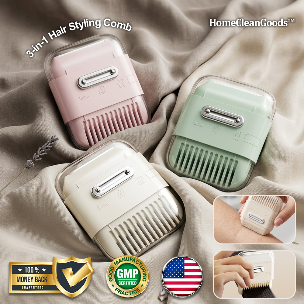 HomeCleanGoods™ BeautyTrim 3-in-1 Hair Styling Comb
