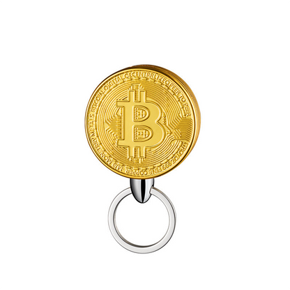 HomeCleanGoods™ Bitcoin Metal Keychain Lighter