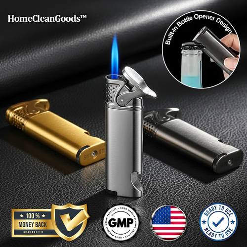 HomeCleanGoods™ BlueJet Bottle Opener Combo Lighter