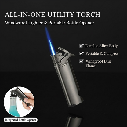 HomeCleanGoods™ BlueJet Bottle Opener Combo Lighter