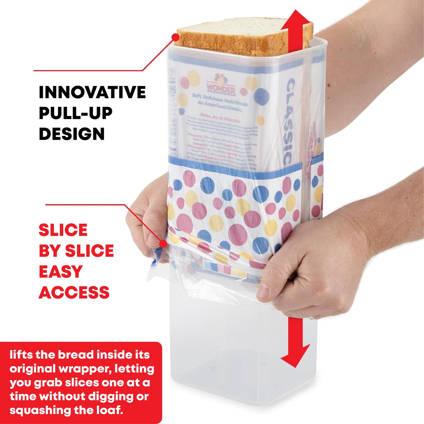 HomeCleanGoods™ Breadmate Easy Pull-Up Storage Holder