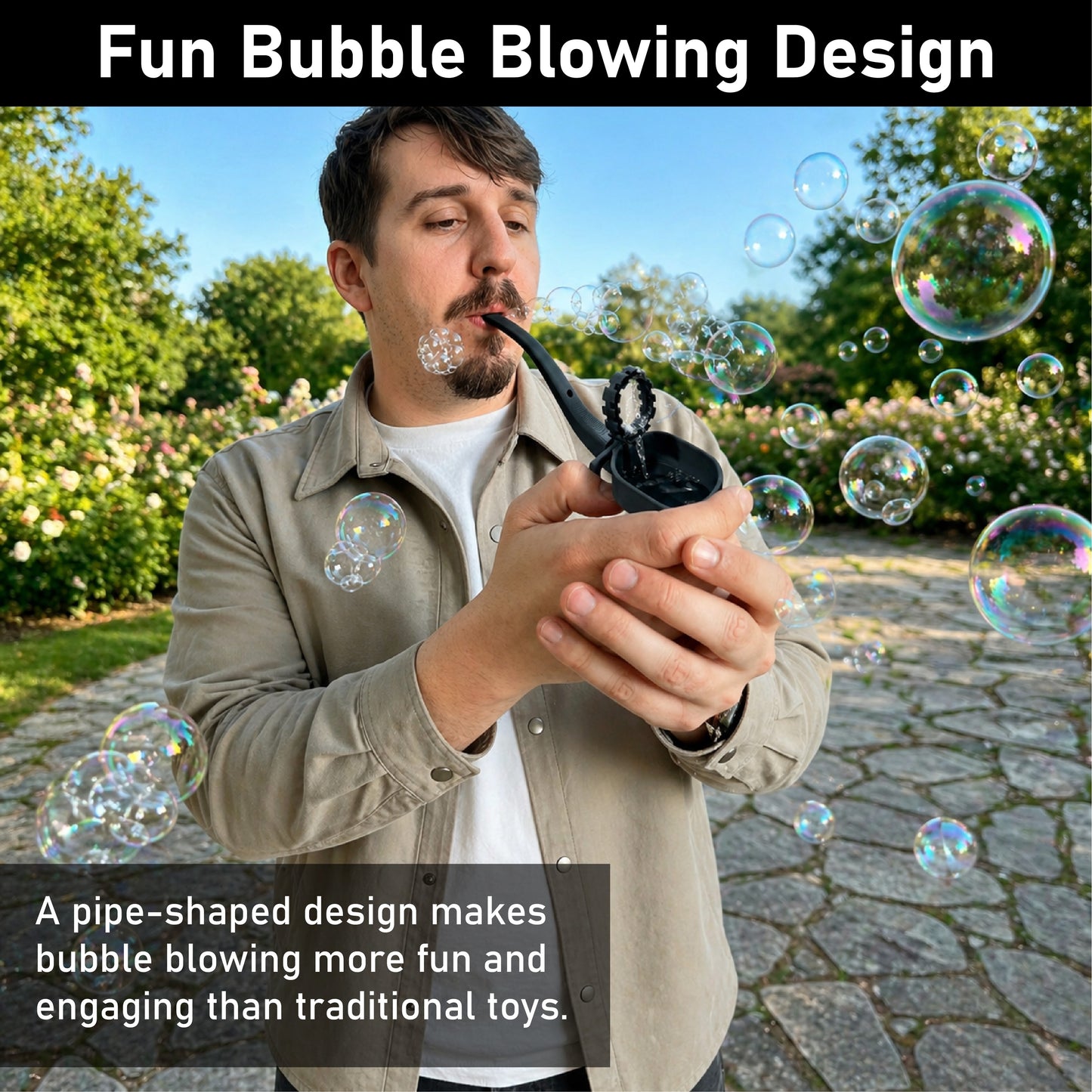 HomeCleanGoods™ BubblePipe Fun Blower Toy
