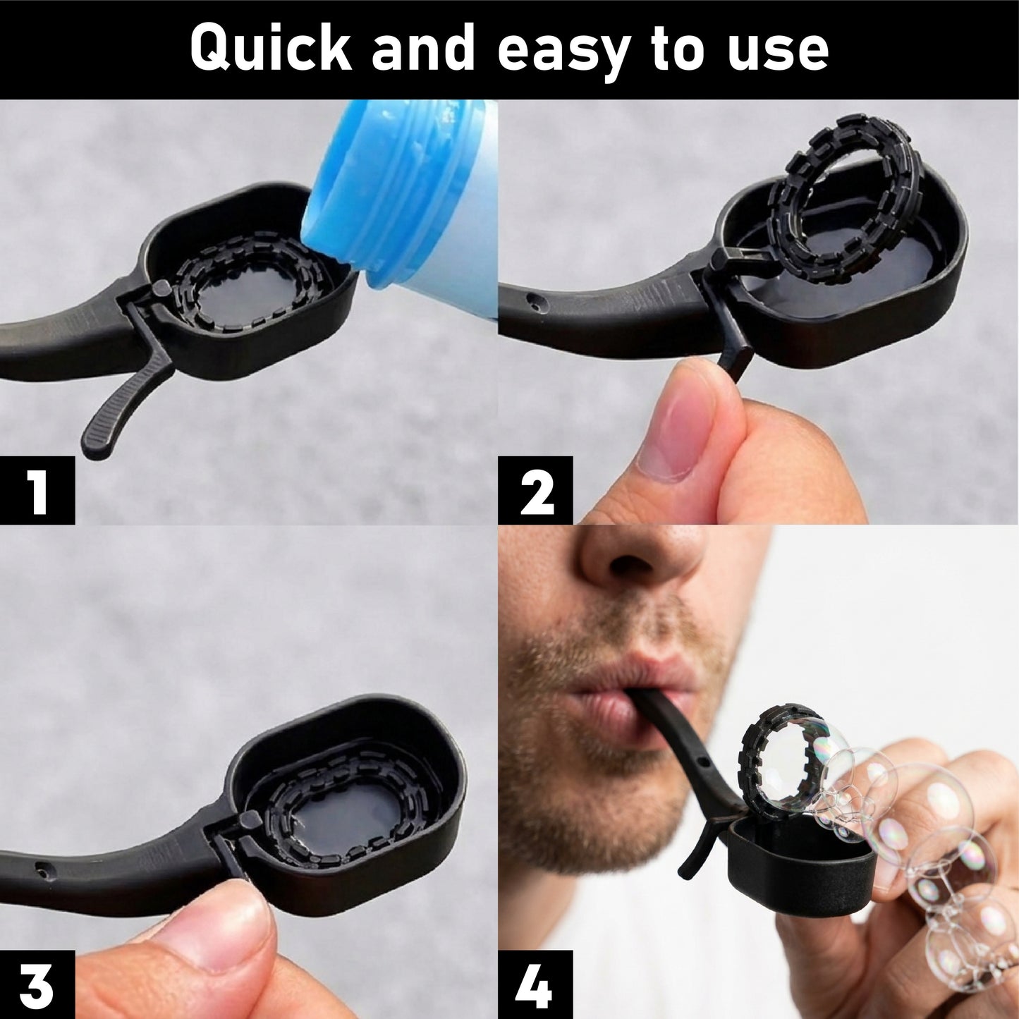 HomeCleanGoods™ BubblePipe Fun Blower Toy