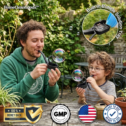 HomeCleanGoods™ BubblePipe Fun Blower Toy
