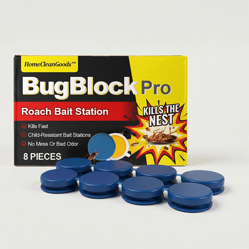 HomeCleanGoods™ BugBlock Pro Roach Bait Station