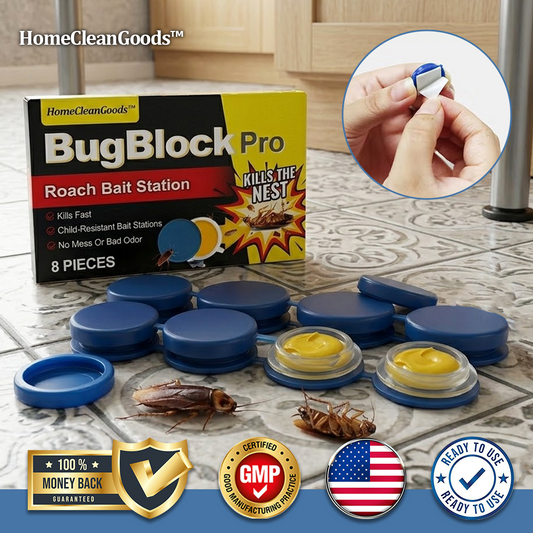 HomeCleanGoods™ BugBlock Pro Roach Bait Station