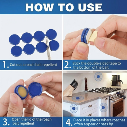 HomeCleanGoods™ BugBlock Pro Roach Bait Station