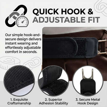 HomeCleanGoods™ ComfortStretch No-Buckle Invisible Belt