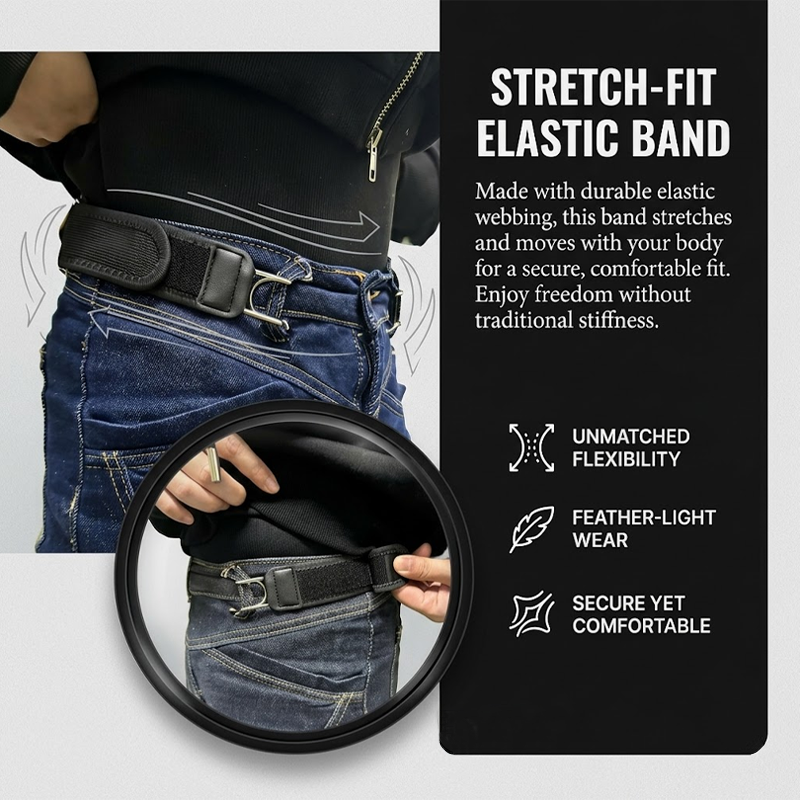 HomeCleanGoods™ ComfortStretch No-Buckle Invisible Belt