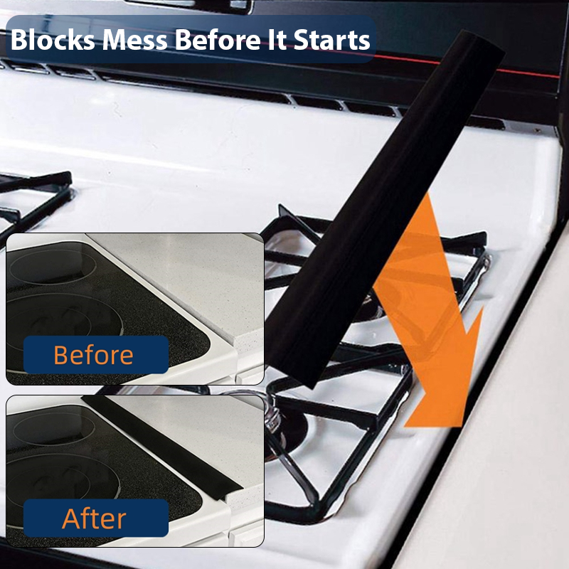 HomeCleanGoods™ CookGap Trim-to-Fit Silicone Stove Filler