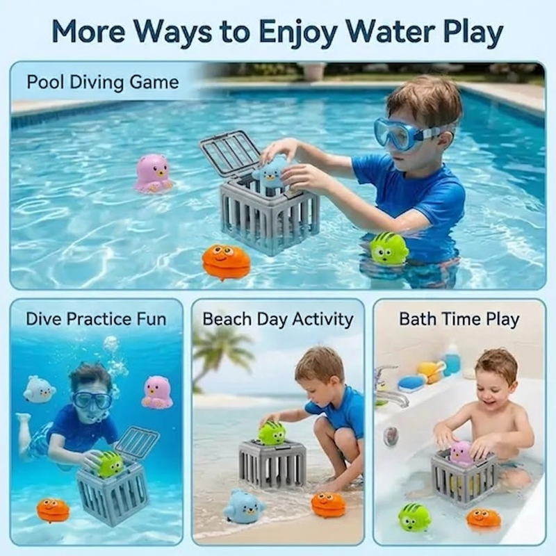 HomeCleanGoods™ DiveRescue Marine Adventure Toy Set