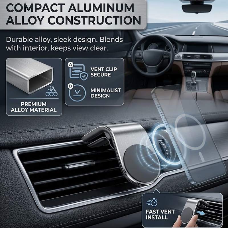 HomeCleanGoods™ DriveGrip Car Phone Magnetic Bracket