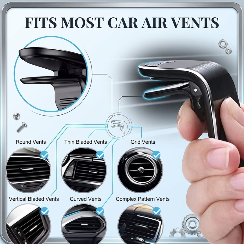 HomeCleanGoods™ DriveGrip Car Phone Magnetic Bracket