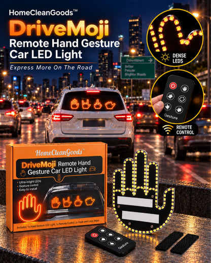 HomeCleanGoods™ DriveMoji Remote Hand Gesture Car LED Light