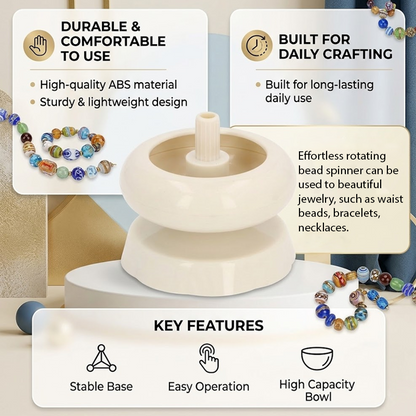 HomeCleanGoods™ EasyBead Craft Spinner Bowl