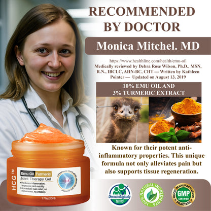 HomeCleanGoods™ Emu Oil Turmeric Bone Sooth Gel