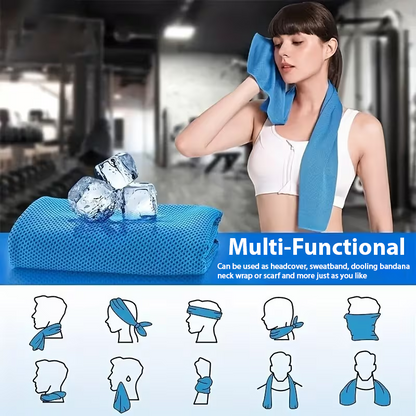 HomeCleanGoods™ FitCool Outdoor Ice Cooling Towel Set
