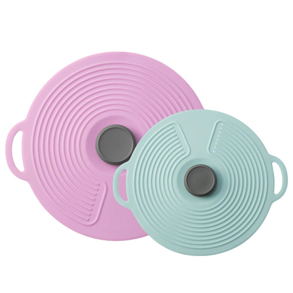 HomeCleanGoods™ FlexCover Dual-Handle Silicone Suction Lids