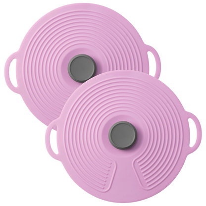 HomeCleanGoods™ FlexCover Dual-Handle Silicone Suction Lids