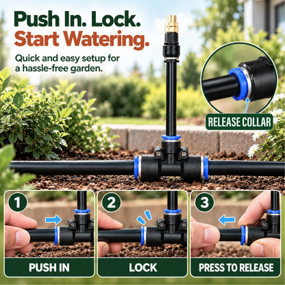 HomeCleanGoods™ FlexiSpray 360° Rotation Adjustable Garden Watering Kit