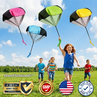 HomeCleanGoods™ FloatBuddy Parachute Toss Toy