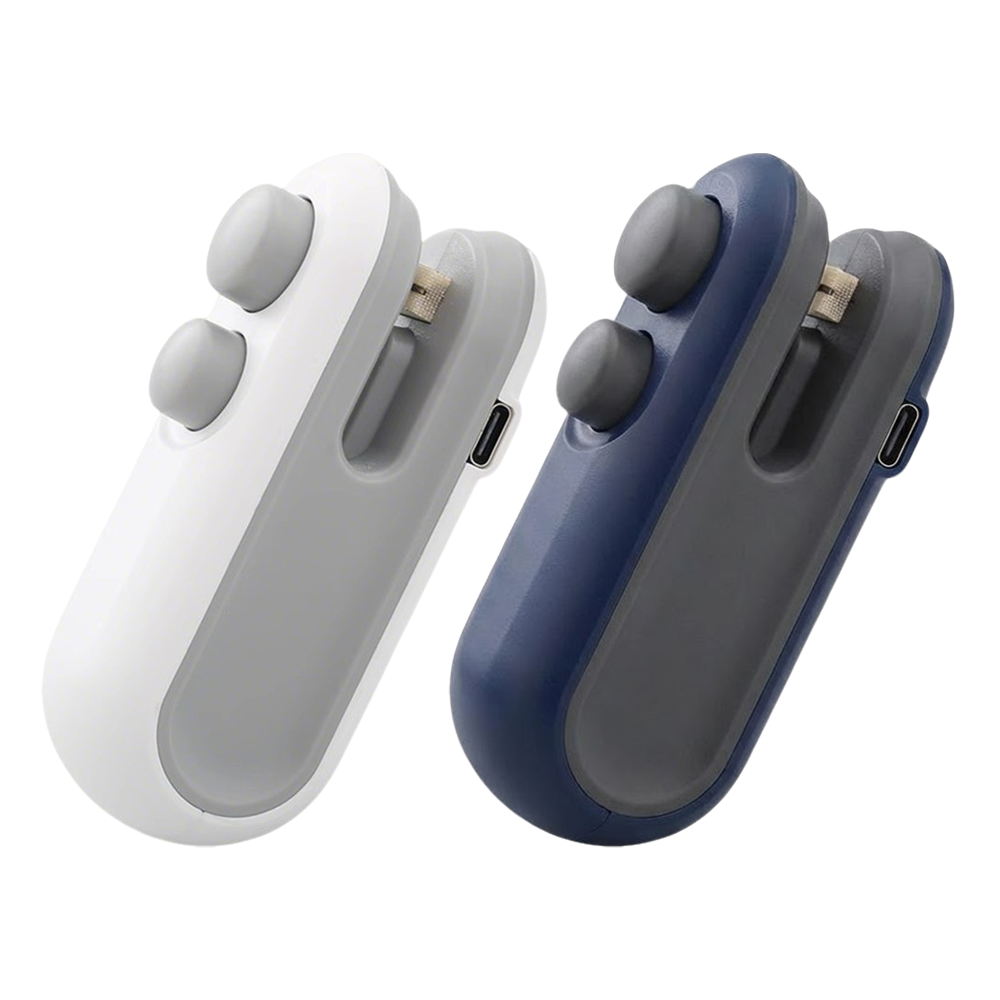 HomeCleanGoods™ FoodLock 2-in-1 Mini Heat Sealer Cutter