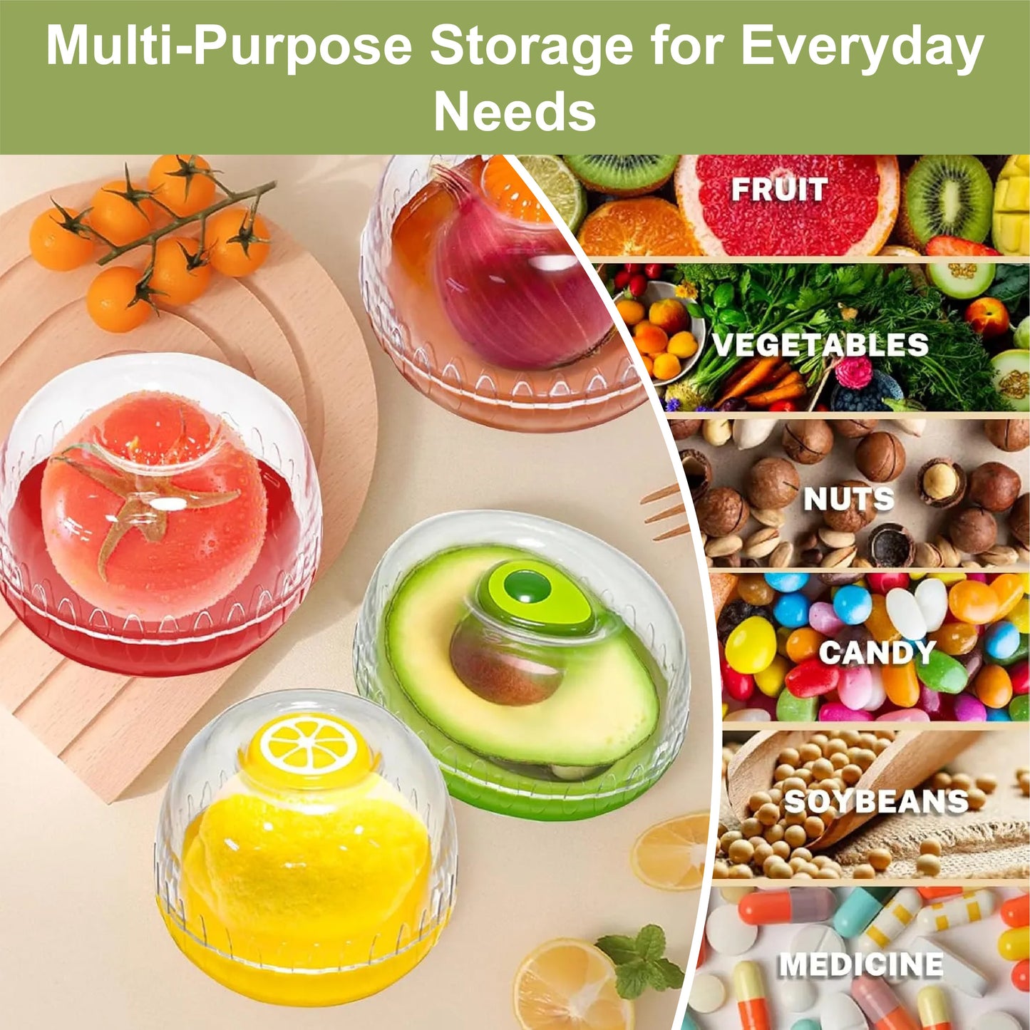 HomeCleanGoods™ FreshLock Airtight Food Storage Containers