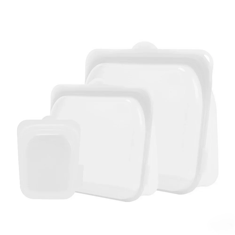 HomeCleanGoods™ FreshZip Reusable Silicone Storage Container