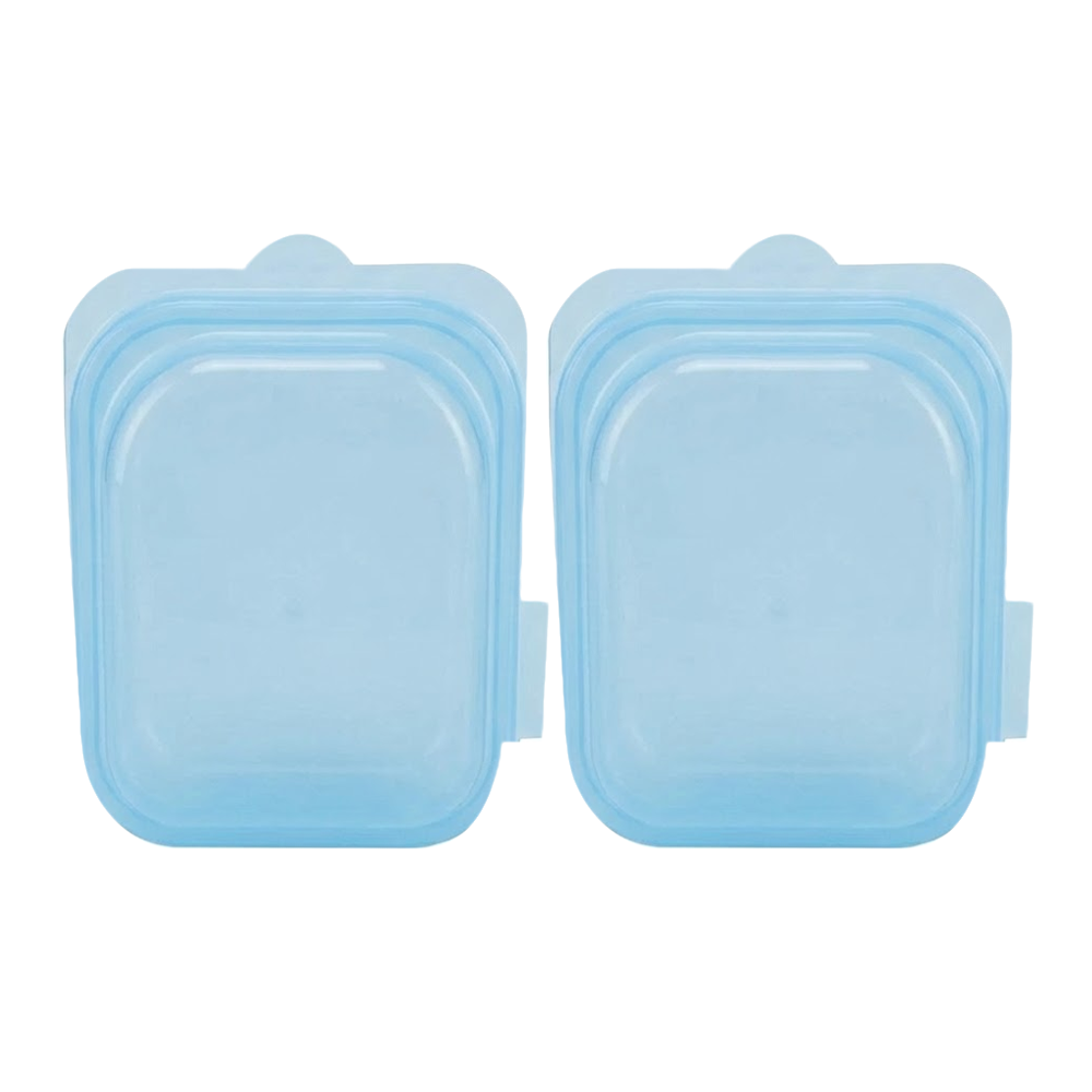 HomeCleanGoods™ FreshZip Reusable Silicone Storage Container