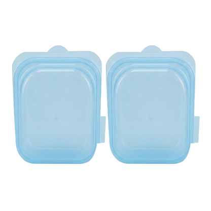 HomeCleanGoods™ FreshZip Reusable Silicone Storage Container