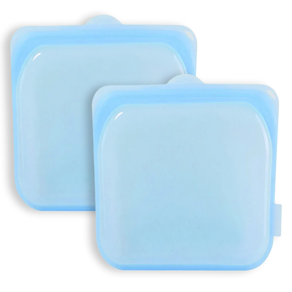 HomeCleanGoods™ FreshZip Reusable Silicone Storage Container