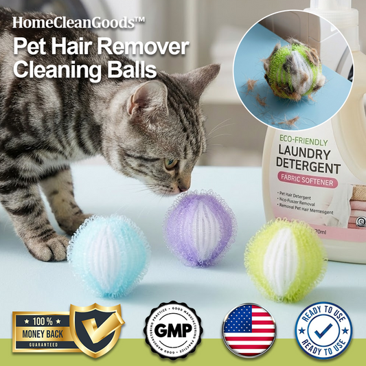 HomeCleanGoods™ FurLift Pet Hair Remover Cleaning Balls